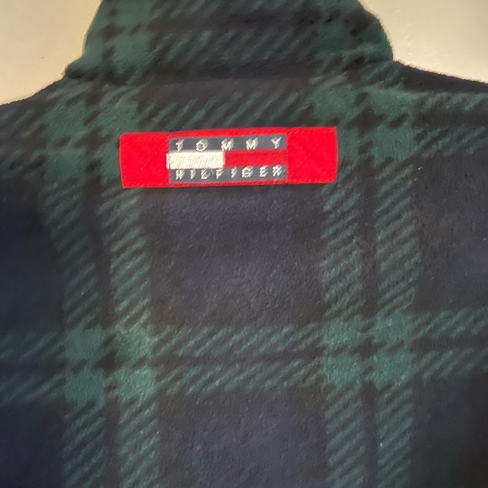Tommy Hilfiger Red and Blue Puffer Jacket - Picture 8 of 8